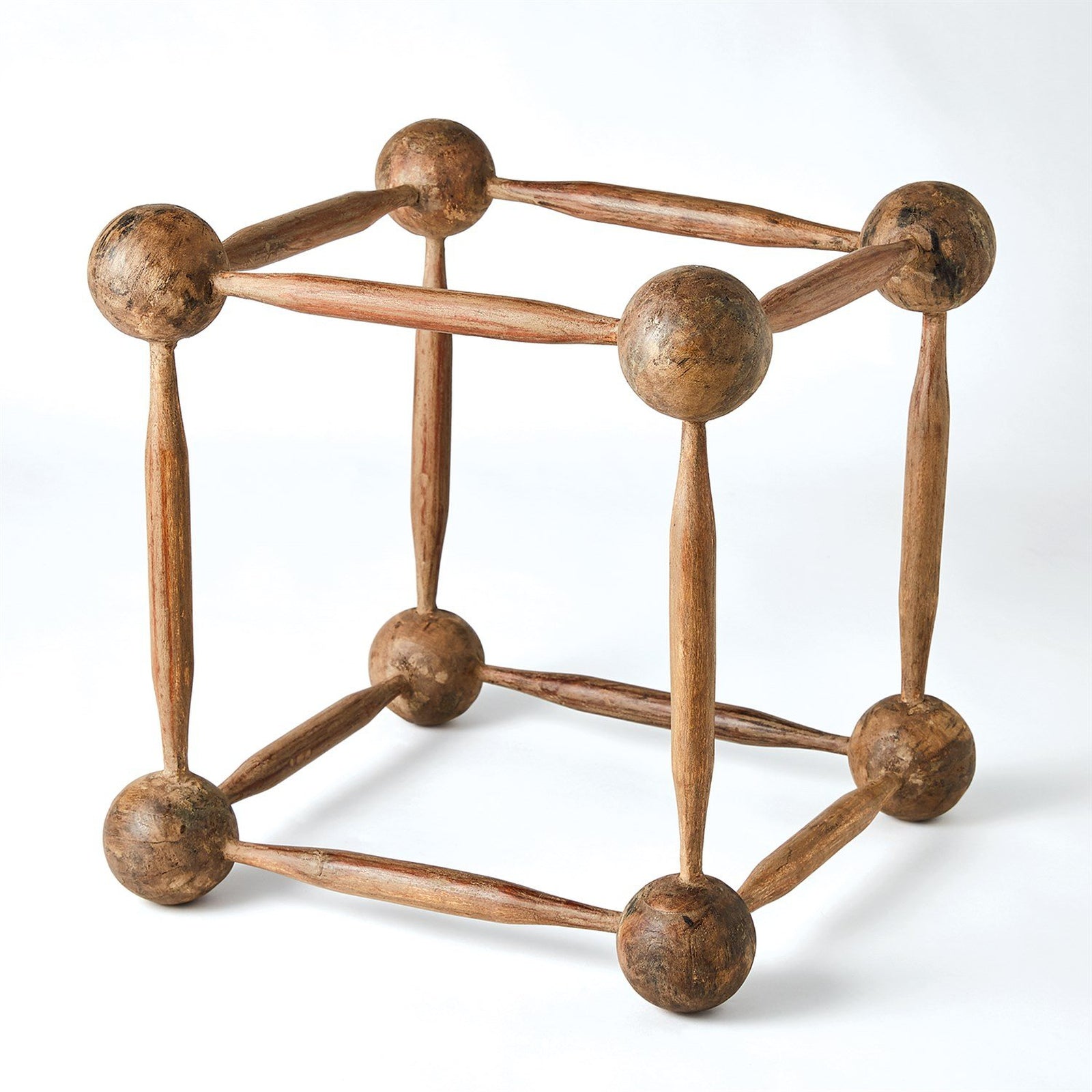 Global Views Rollerpin Sculpture Wooden Ball
