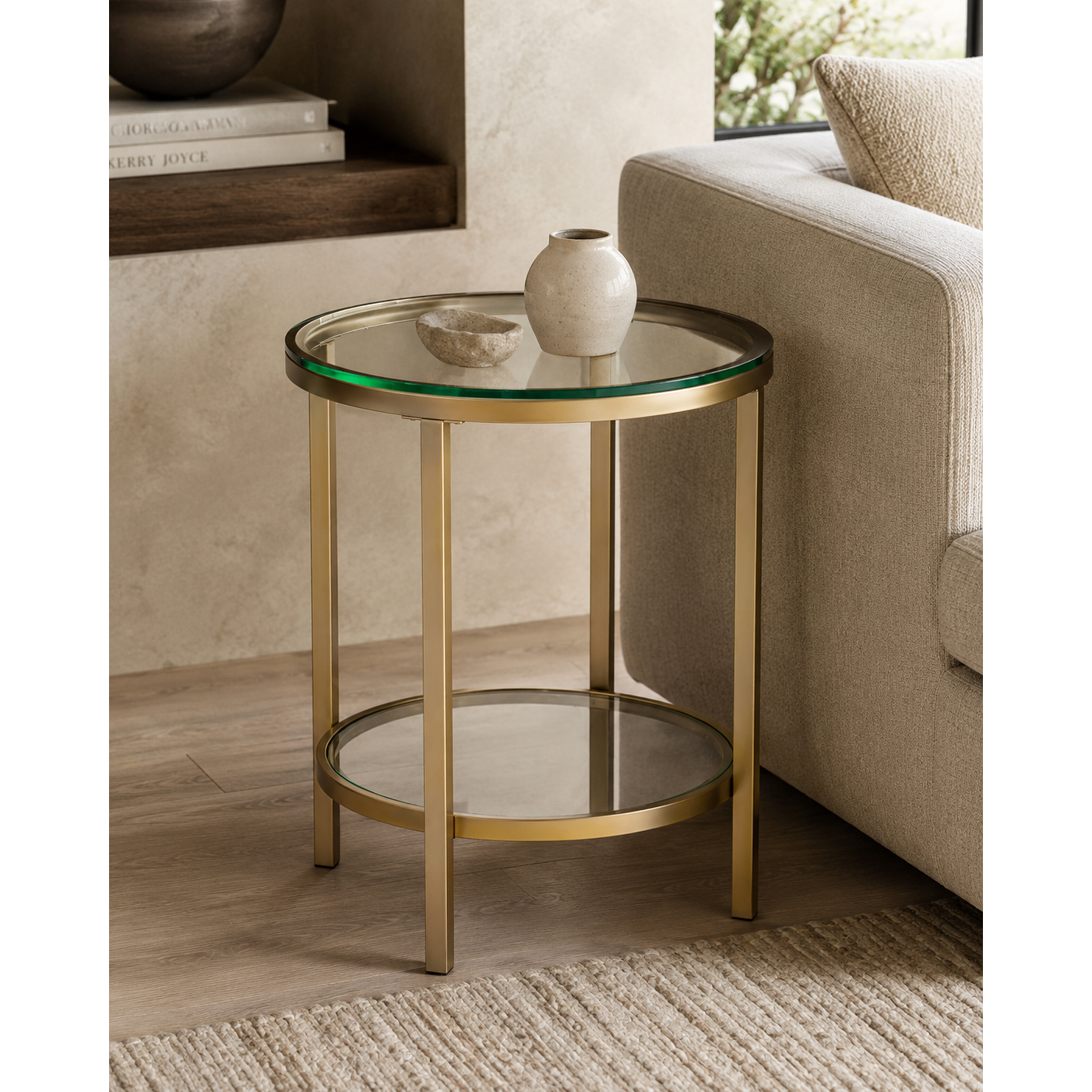Bassett Mirror Anderson Round End Table
