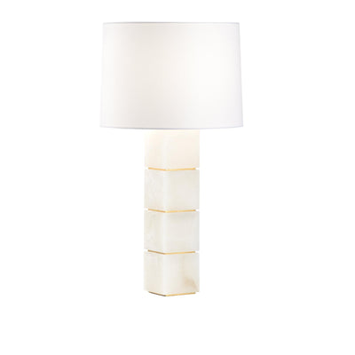 Chelsea House Stacked Alabaster Table Lamp