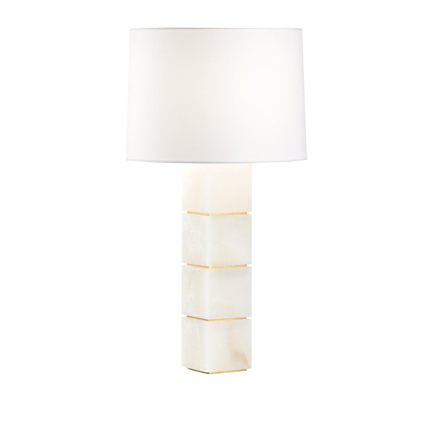 Chelsea House Stacked Alabaster Table Lamp