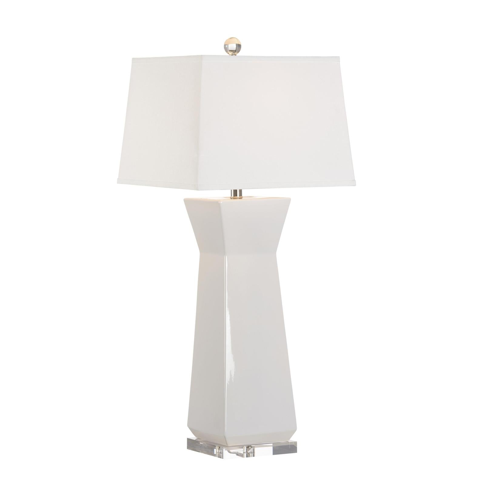 Chelsea House Fontainebleau White Table Lamp