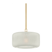 Hudson Valley Lighting Beechurst 1 Light 16 inch Aged Brass Pendant Ceiling Light