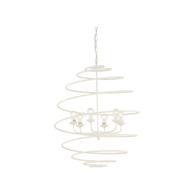 Chelsea House White Spyral Chandelier