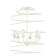 Chelsea House White Spyral Chandelier