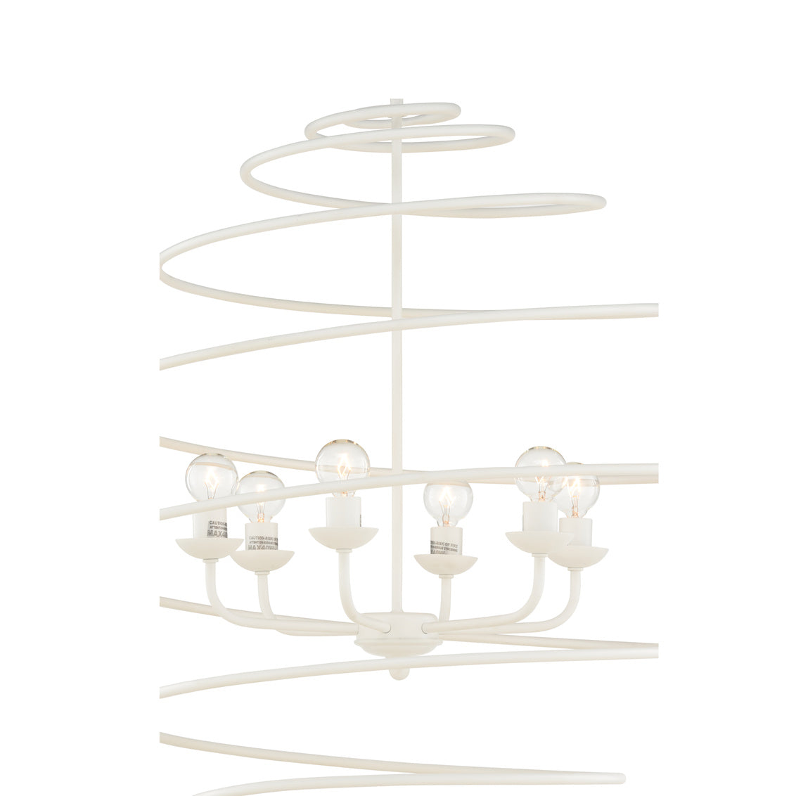Chelsea House White Spyral Chandelier