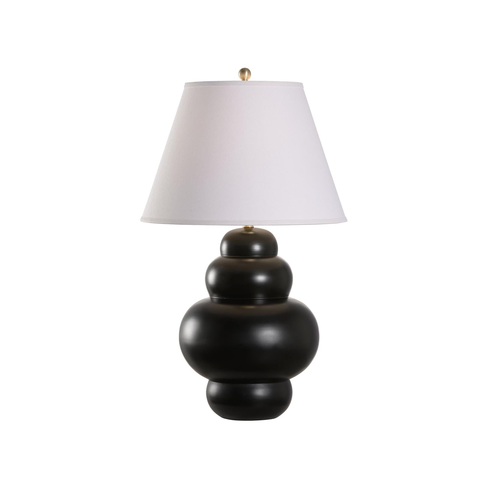 Chelsea House Rotunda Black Table Lamp