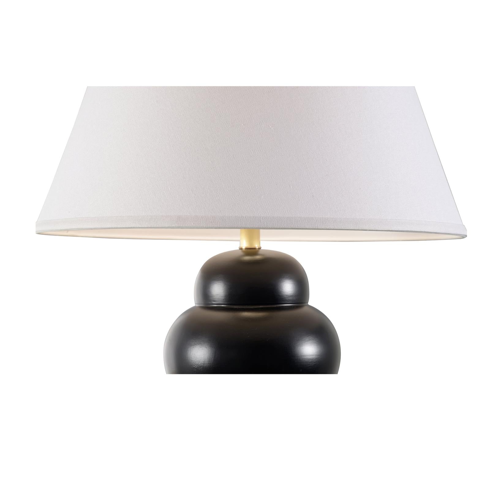 Chelsea House Rotunda Black Table Lamp