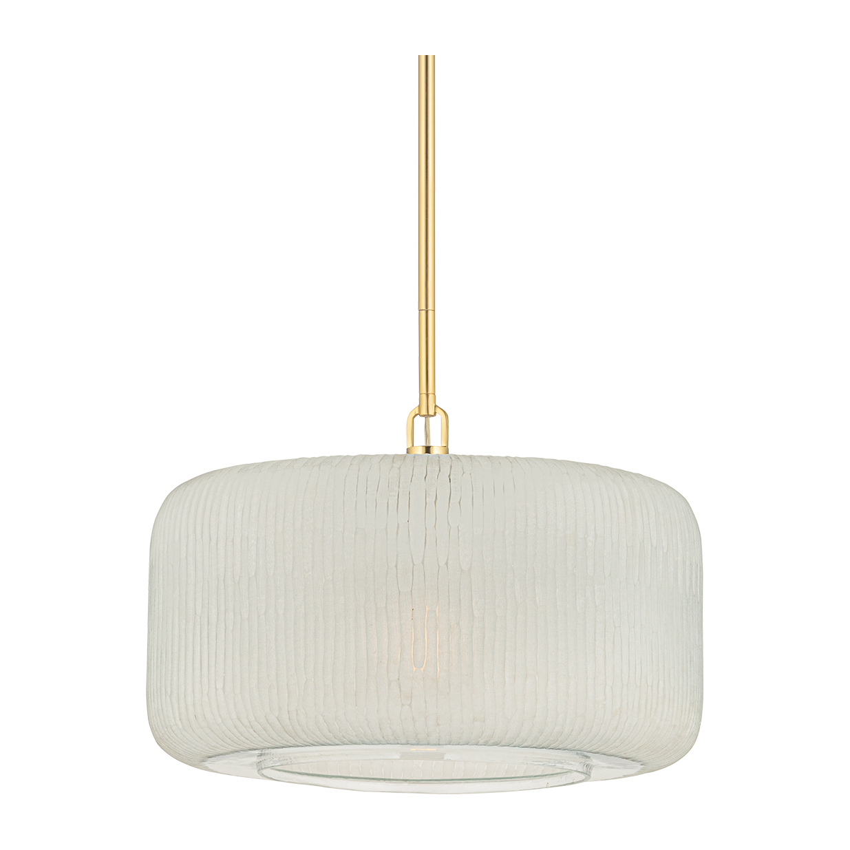 Hudson Valley Lighting Beechurst 1 Light 20 inch Aged Brass Pendant Ceiling Light