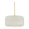 Hudson Valley Lighting Beechurst 1 Light 20 inch Aged Brass Pendant Ceiling Light