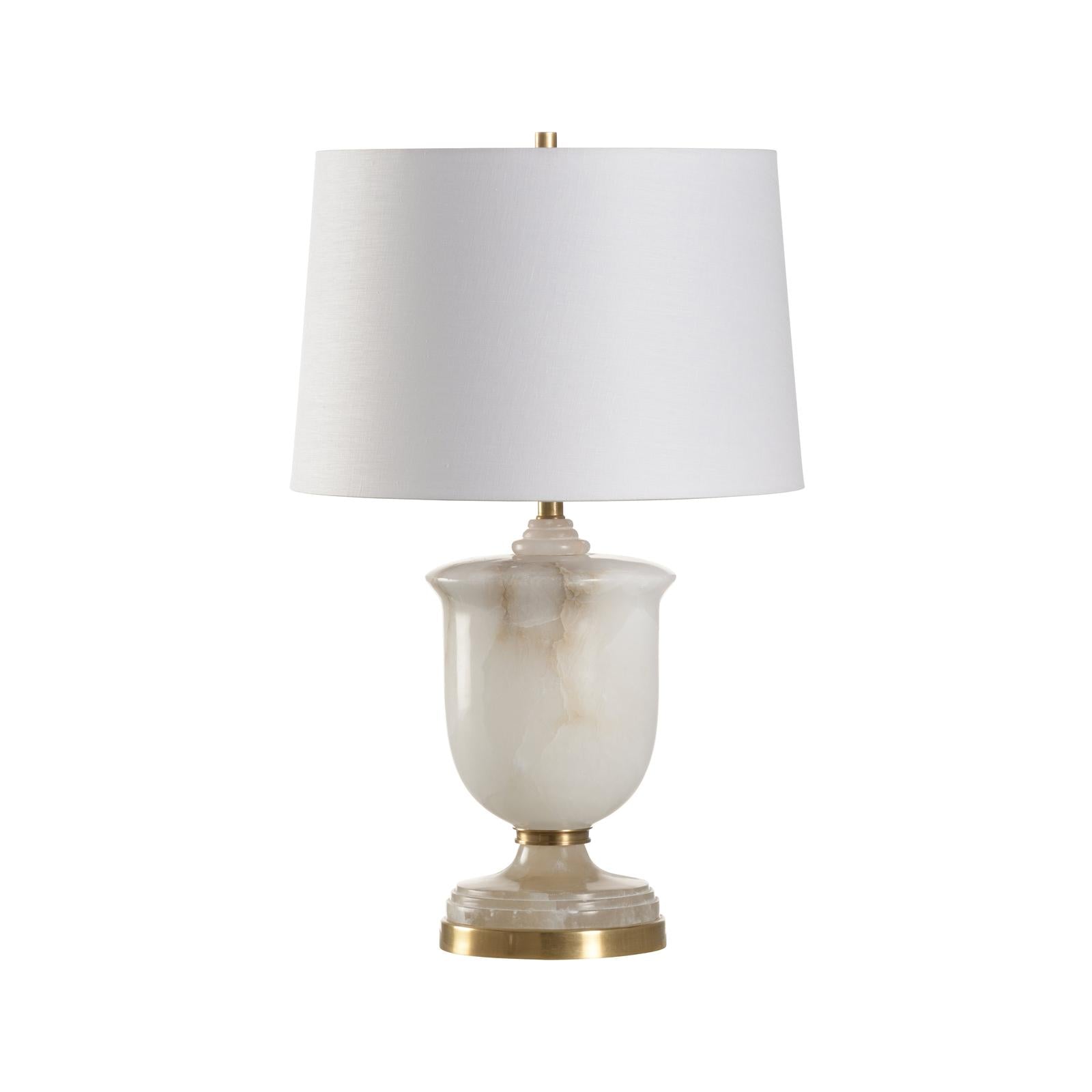 Chelsea House Alabaster Urn Table Lamp