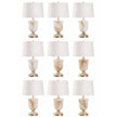 Chelsea House Alabaster Urn Table Lamp