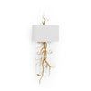 Chelsea House Acrylic Curling Leaves Sconce