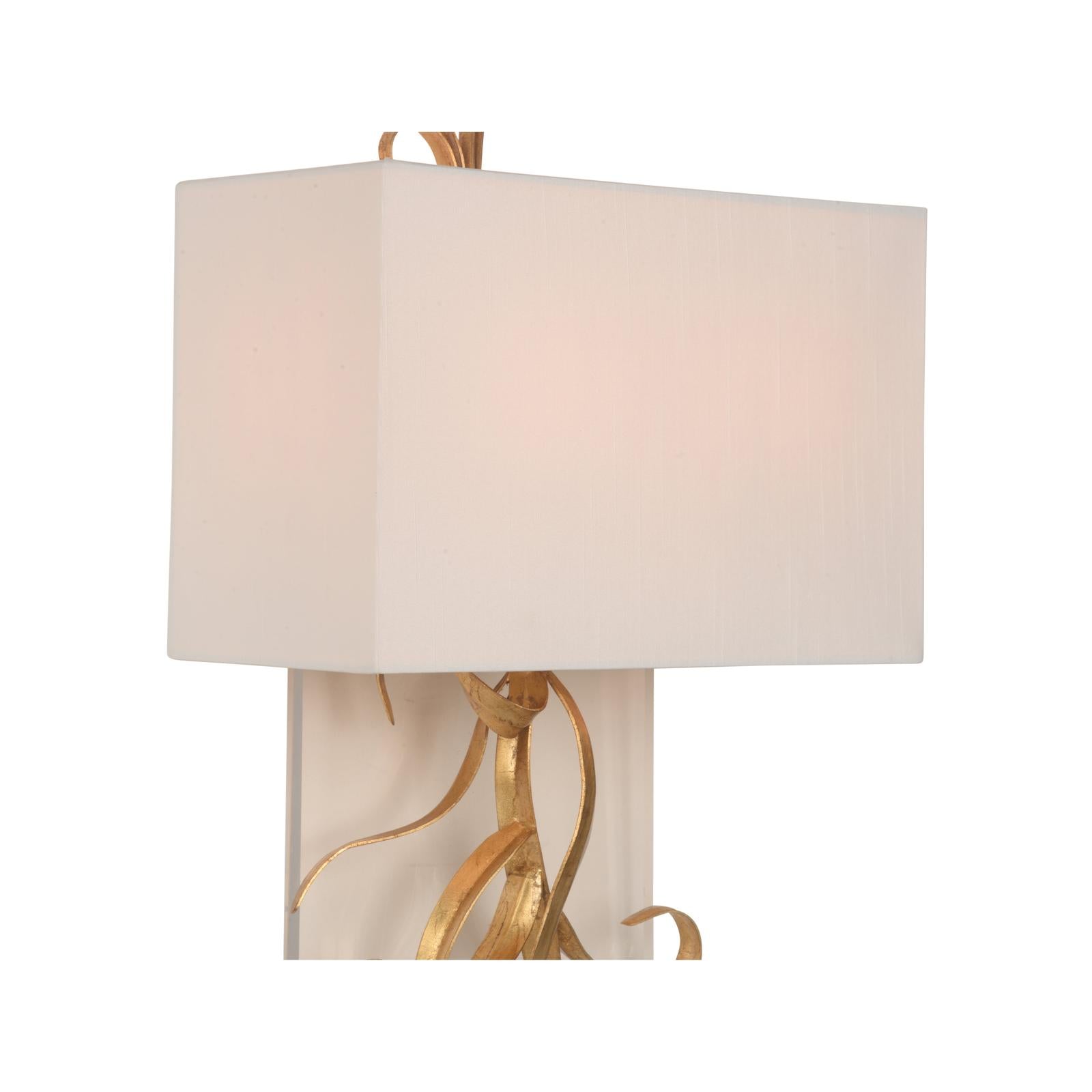 Chelsea House Acrylic Curling Leaves Sconce
