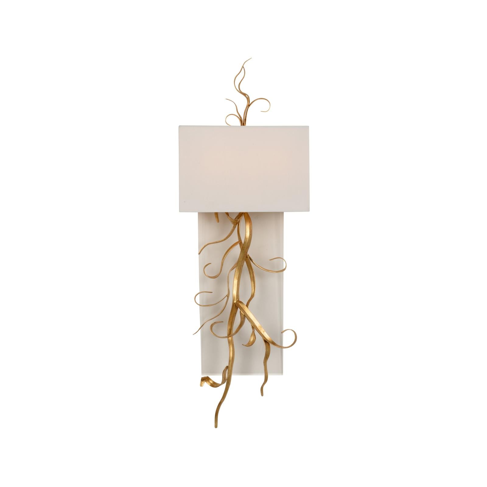 Chelsea House Acrylic Curling Leaves Sconce