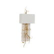 Chelsea House Acrylic Curling Leaves Sconce