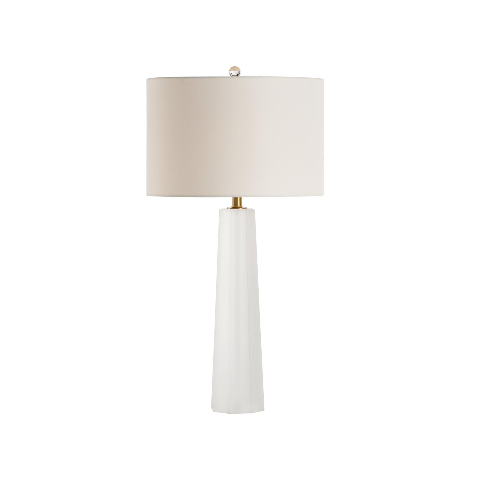 Chelsea House Frosted Crystal Table Lamp