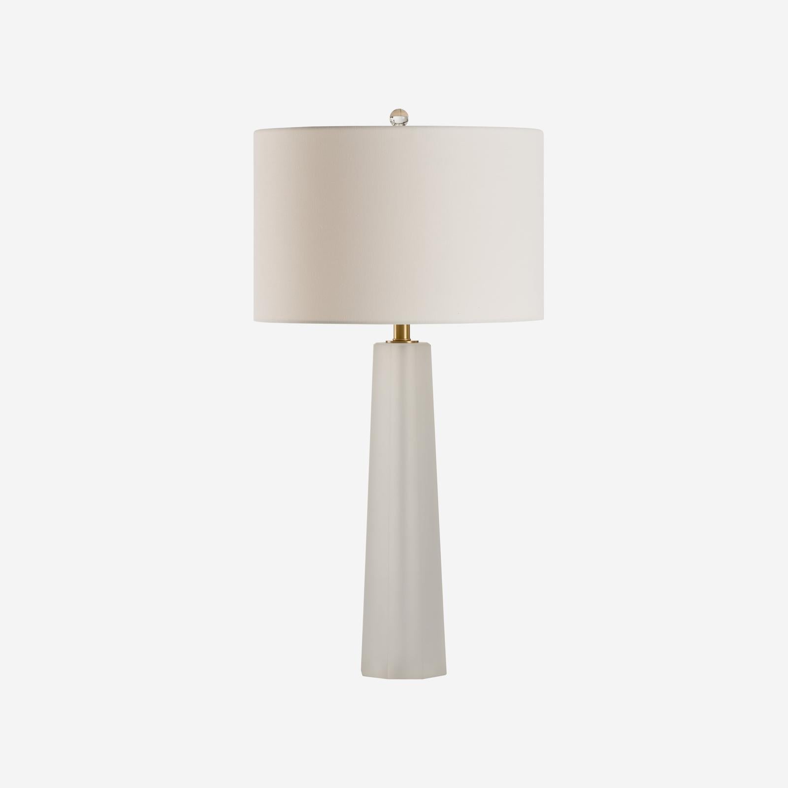 Chelsea House Frosted Crystal Table Lamp