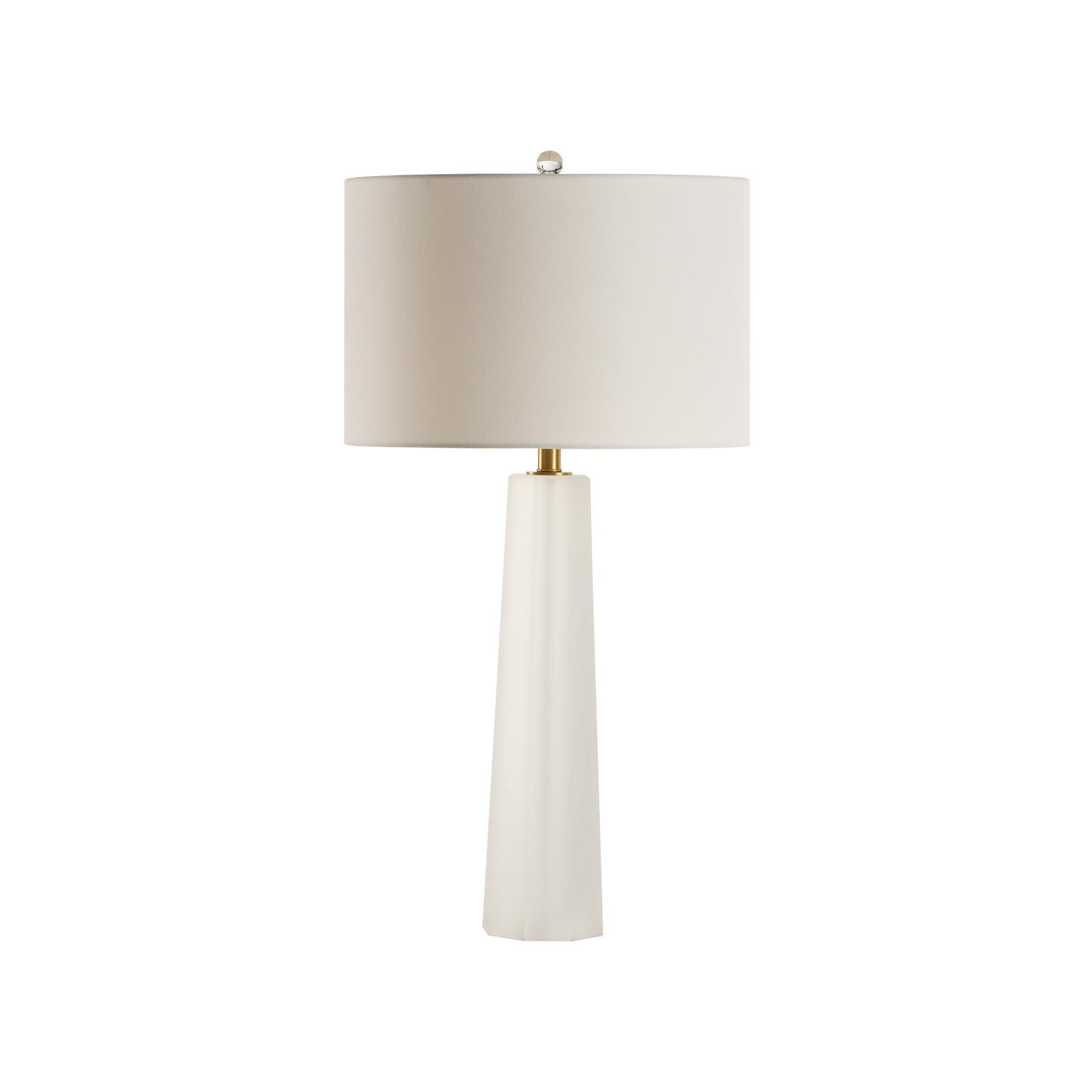 Chelsea House Frosted Crystal Table Lamp