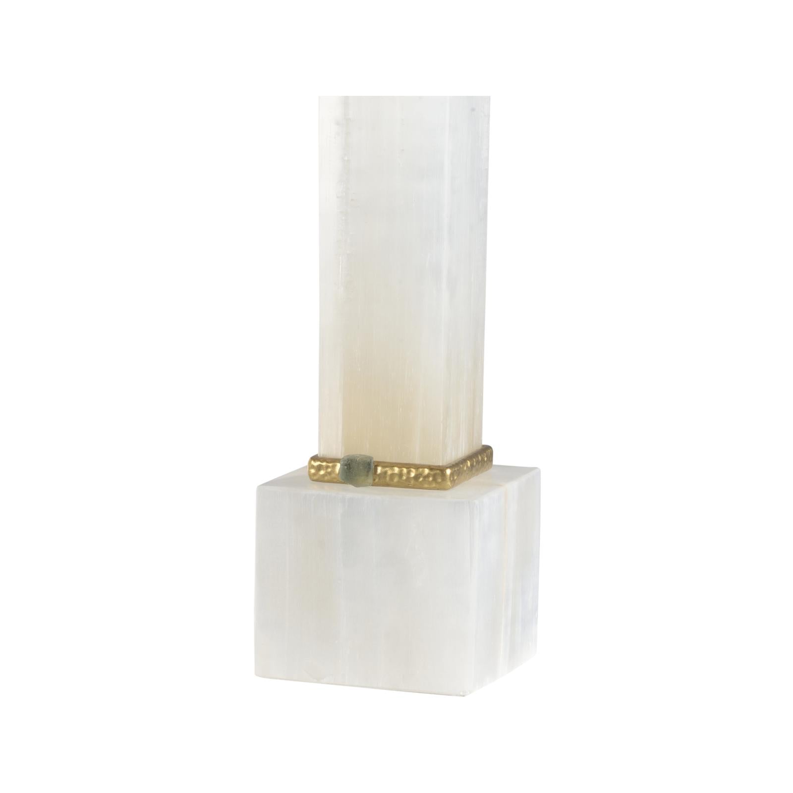Chelsea House Alabaster Column Table Lamp