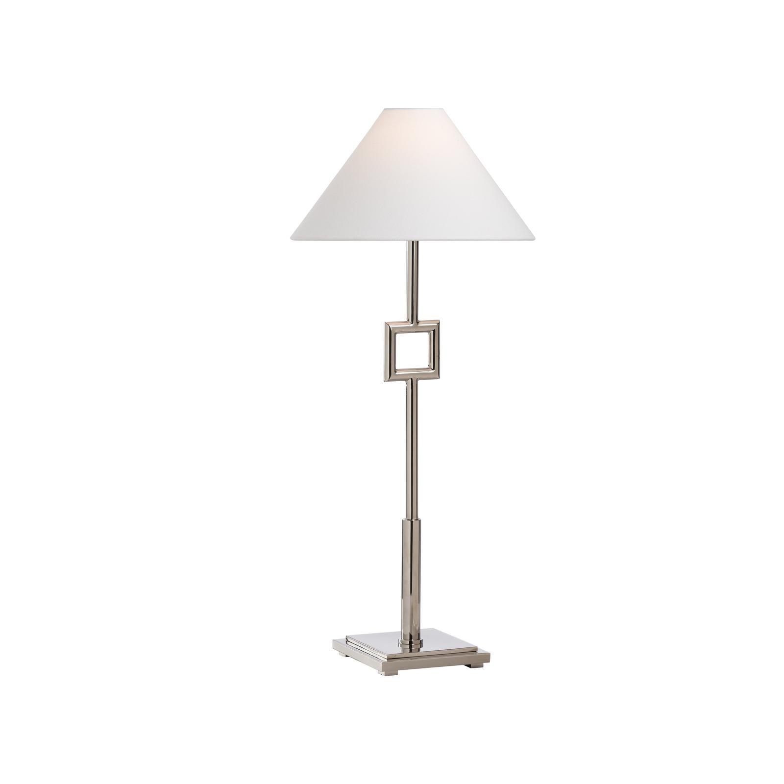 Chelsea House Polished Nickel Overhill Table Lamp