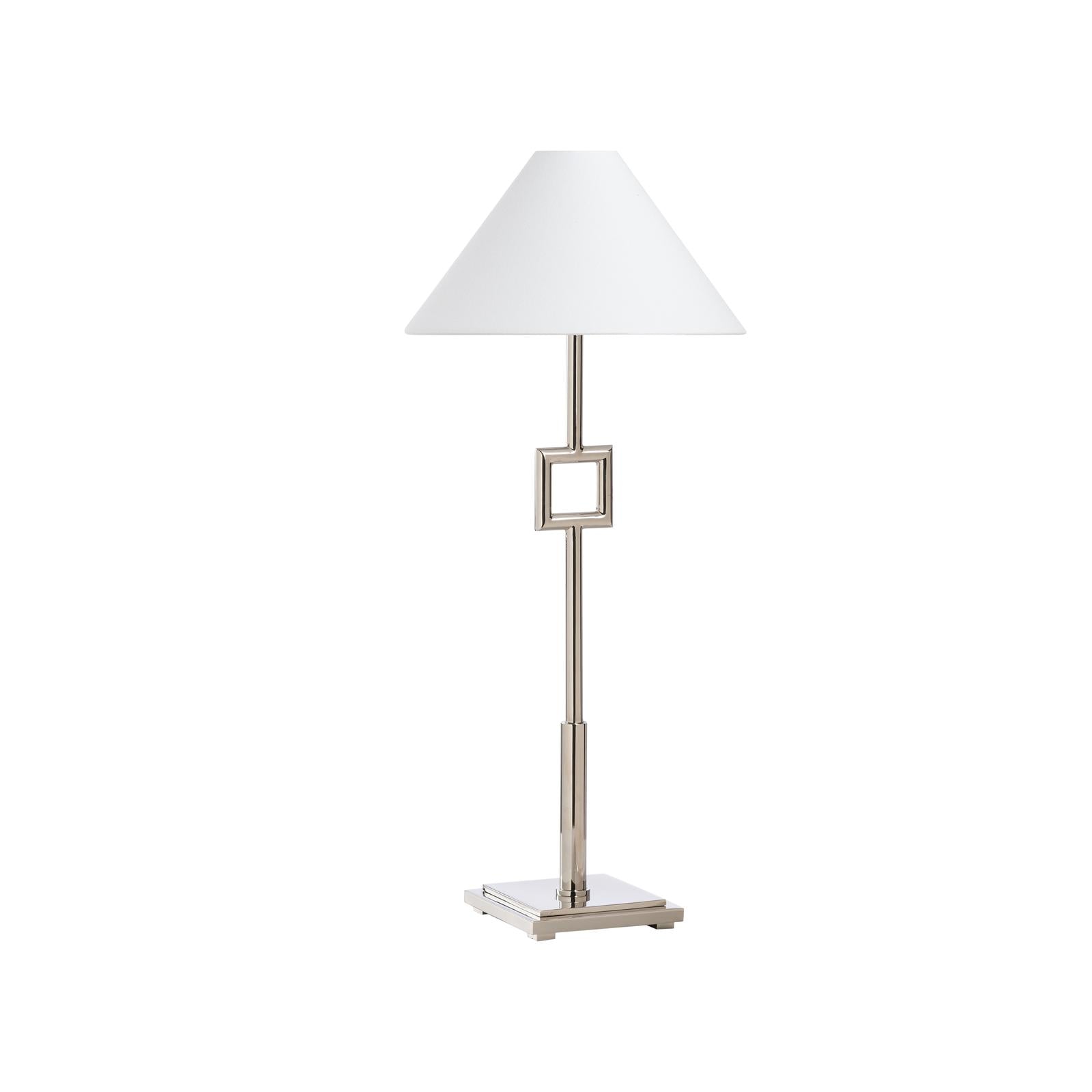 Chelsea House Polished Nickel Overhill Table Lamp