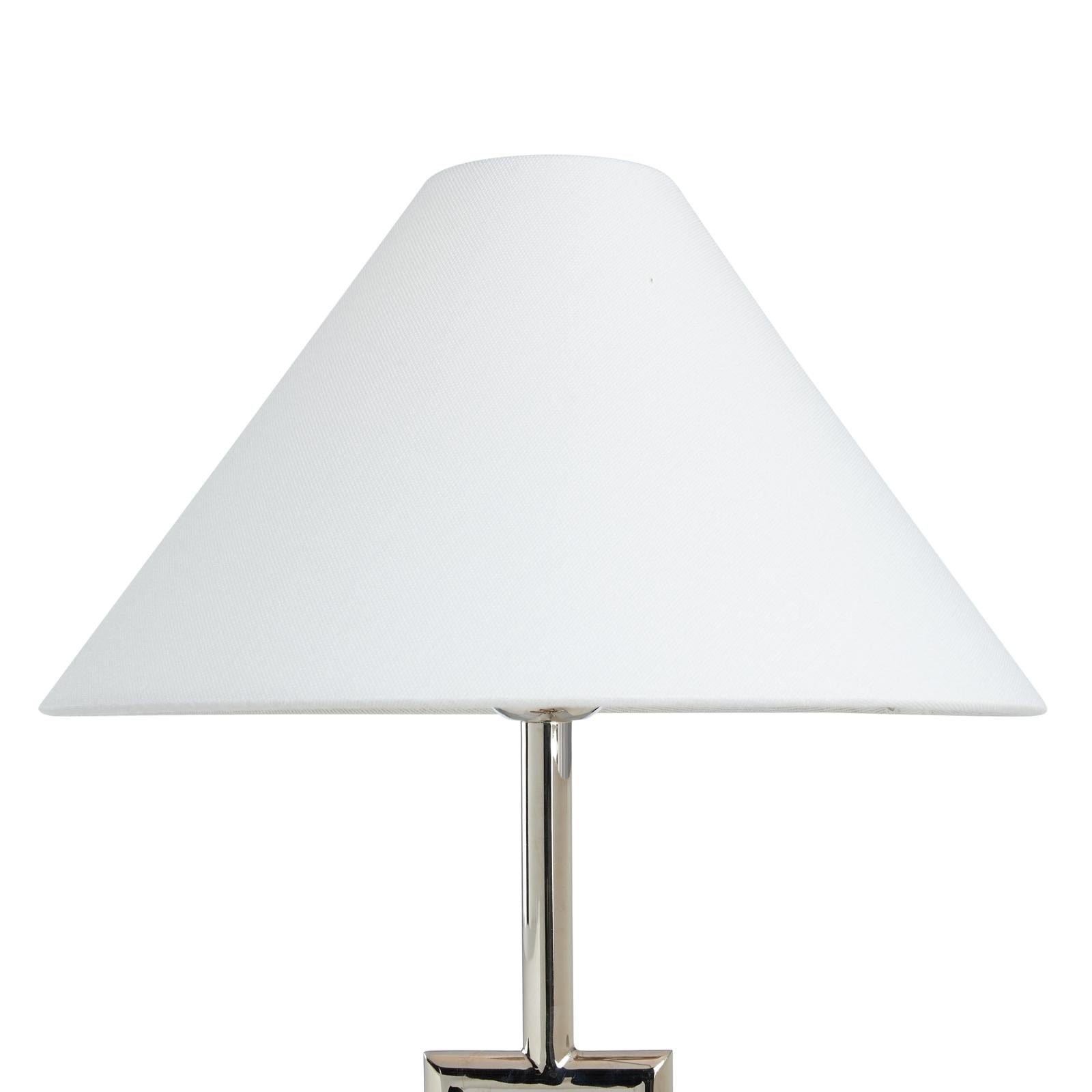 Chelsea House Polished Nickel Overhill Table Lamp