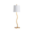 Chelsea House Gold Leaf Sway Buffet Table Lamp