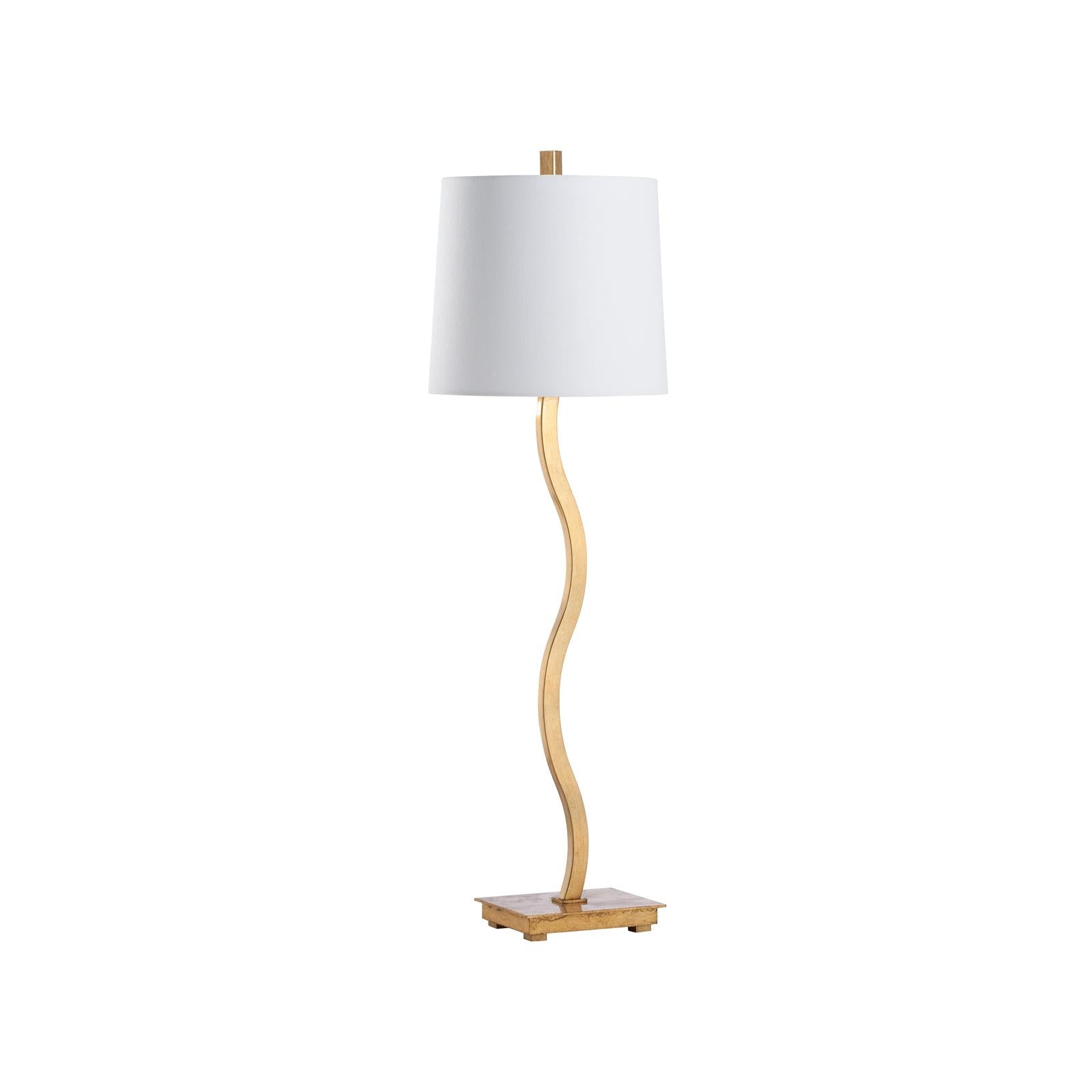 Chelsea House Gold Leaf Sway Buffet Table Lamp