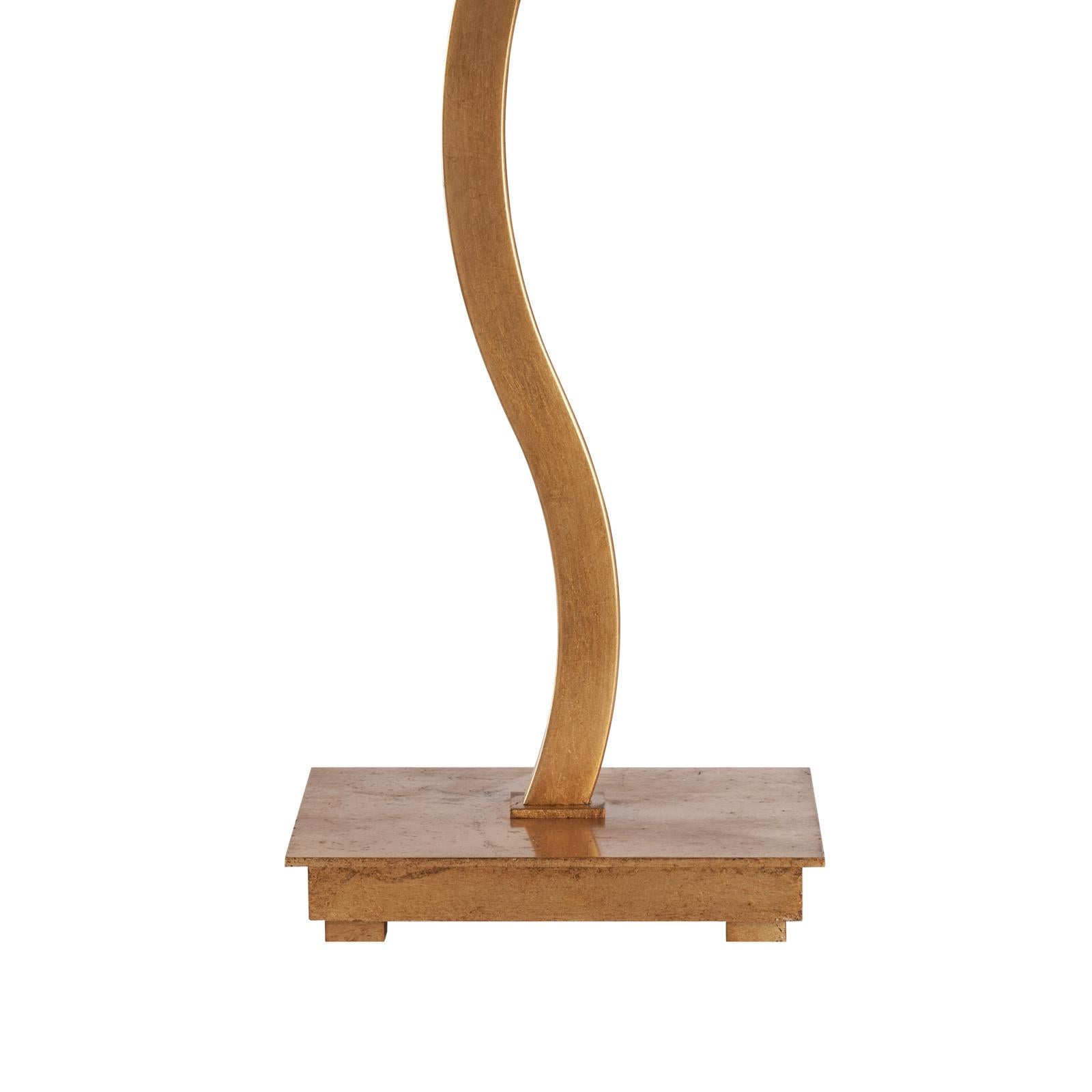 Chelsea House Gold Leaf Sway Buffet Table Lamp