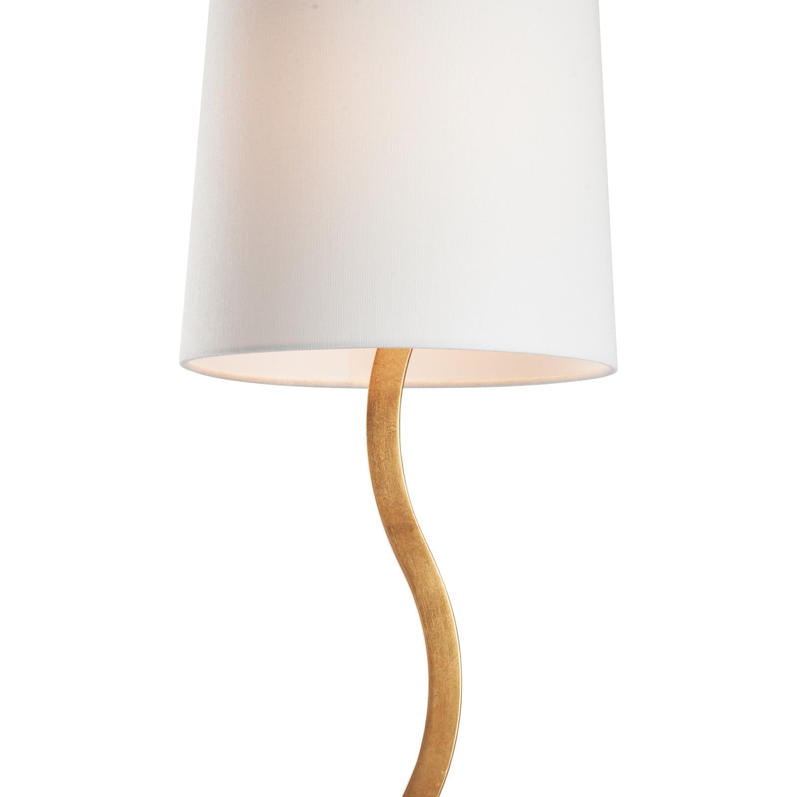 Chelsea House Gold Leaf Sway Buffet Table Lamp