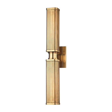 Hudson Valley Lighting Gibbs 2 Light 4.5 inch Wall Sconce Wall Light