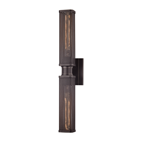 Hudson Valley Lighting Gibbs 2 Light 4.5 inch Wall Sconce Wall Light