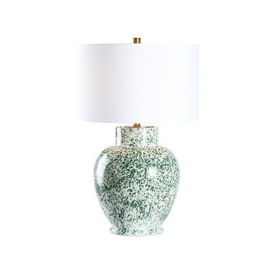 Chelsea House Green Spatter Table Lamp