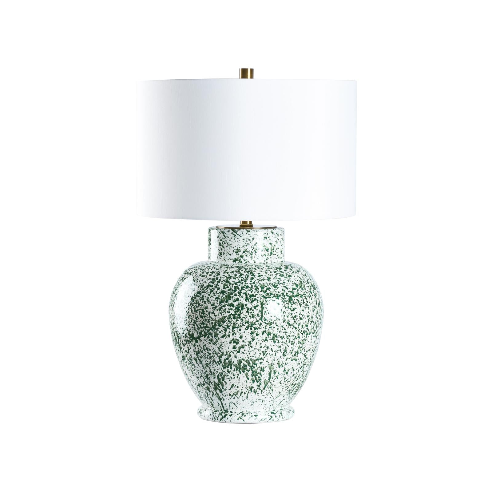Chelsea House Green Spatter Table Lamp