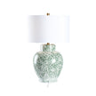 Chelsea House Green Spatter Table Lamp