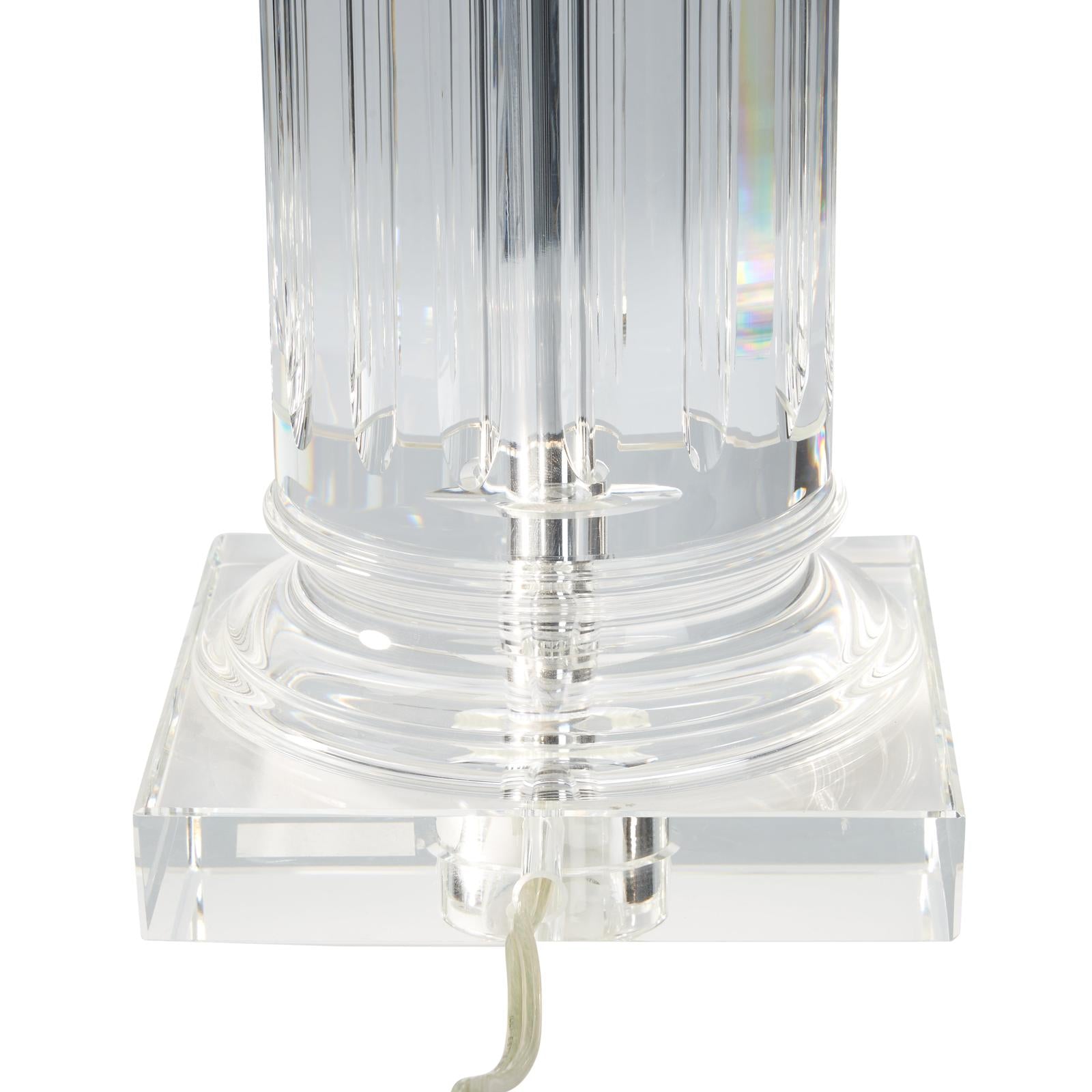 Chelsea House Glacier Crystal Table Lamp
