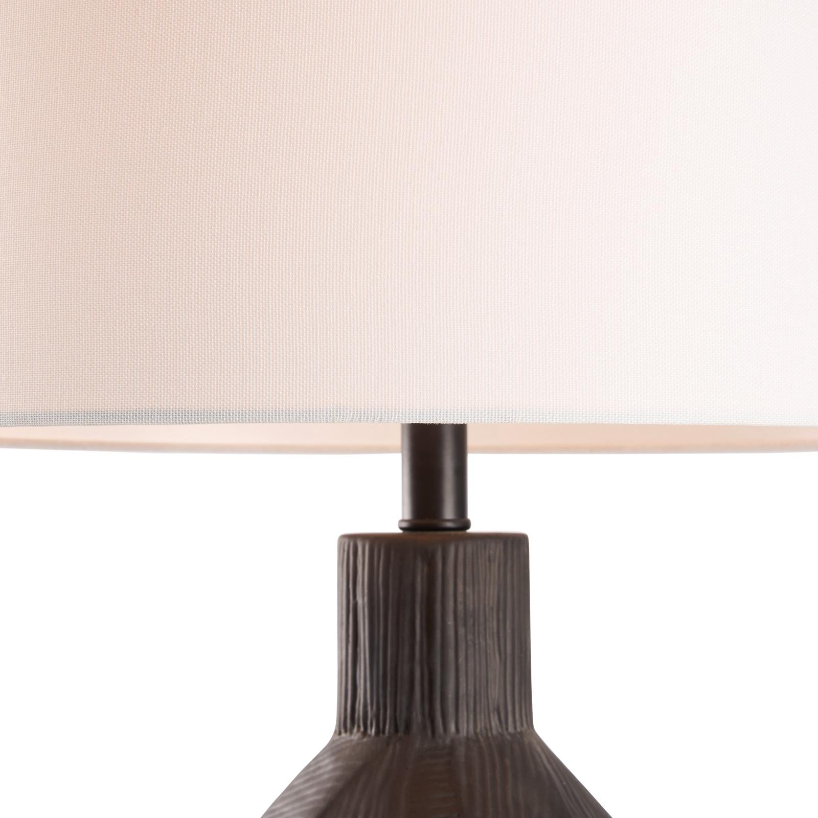 Chelsea House Furrow Black Table Lamp