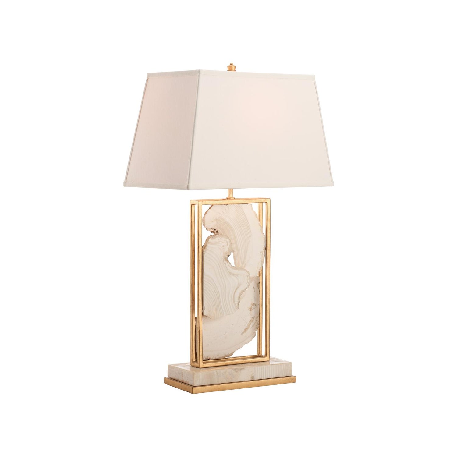 Chelsea House White Stone Table Lamp