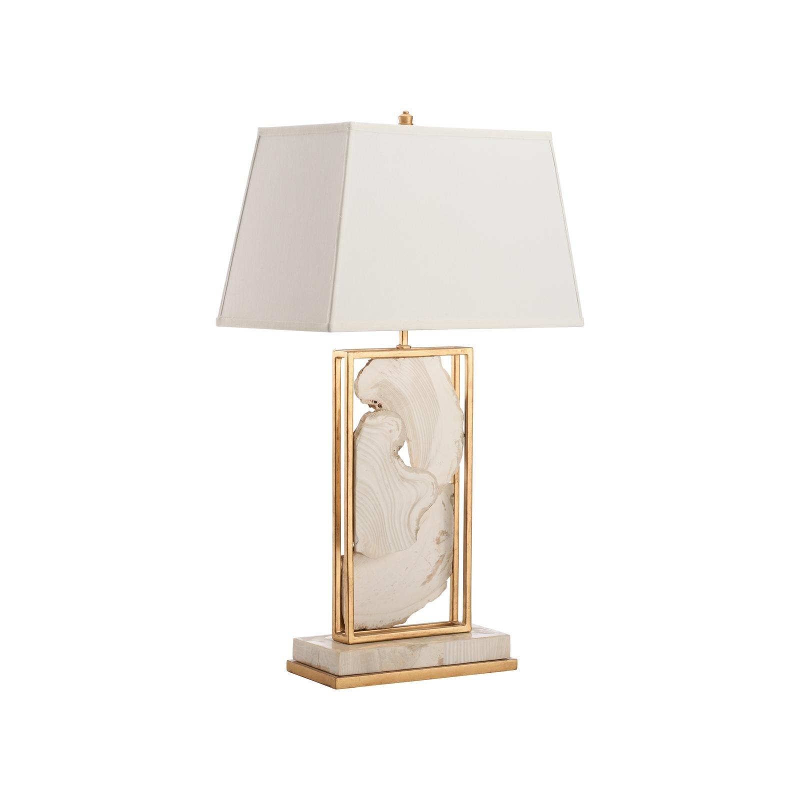 Chelsea House White Stone Table Lamp