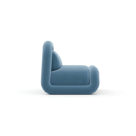 Caracole Bold Accent Chair - Azure