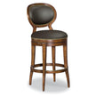 Woodbridge Furniture Oval Back Armless Swivel Bar Stool