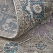 Feizy Dartmouth 39QLF Transitional Floral & Botanical Rug in Gray/Blue/Taupe