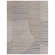 Feizy Elias 69FXF Modern Abstract Rug in Brown/Blue/Tan