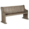 Magnussen Home Tinley Park Dove Tail Grey Bench