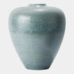 Global Views Check Bulbous Vase