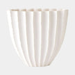 Global Views Cactus Vase Off White