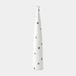 Global Views Spotted White and Black Vase Clearance