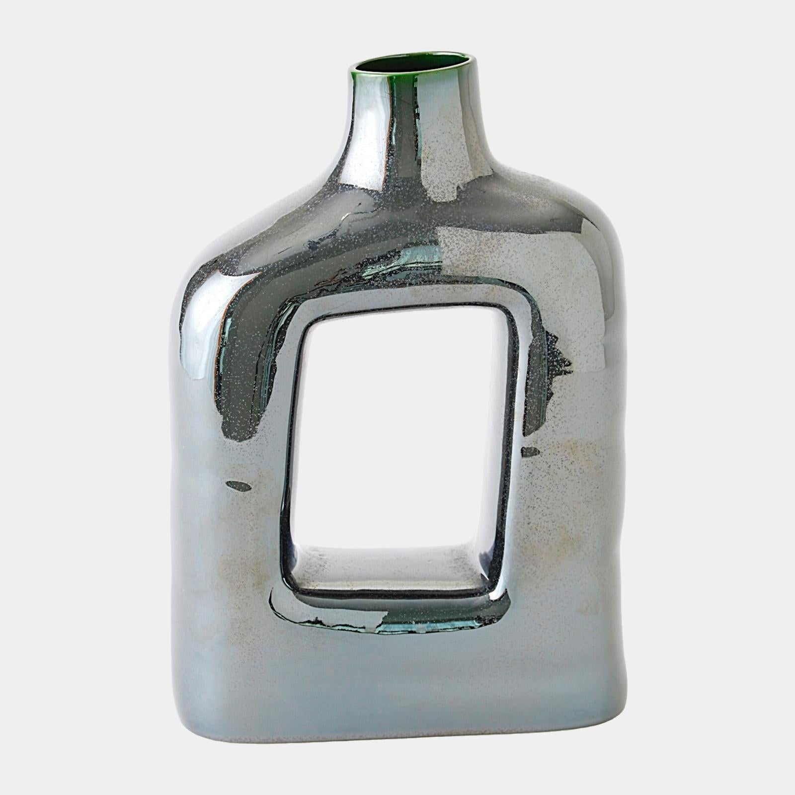 Global Views Porto Reactive Silver Vase