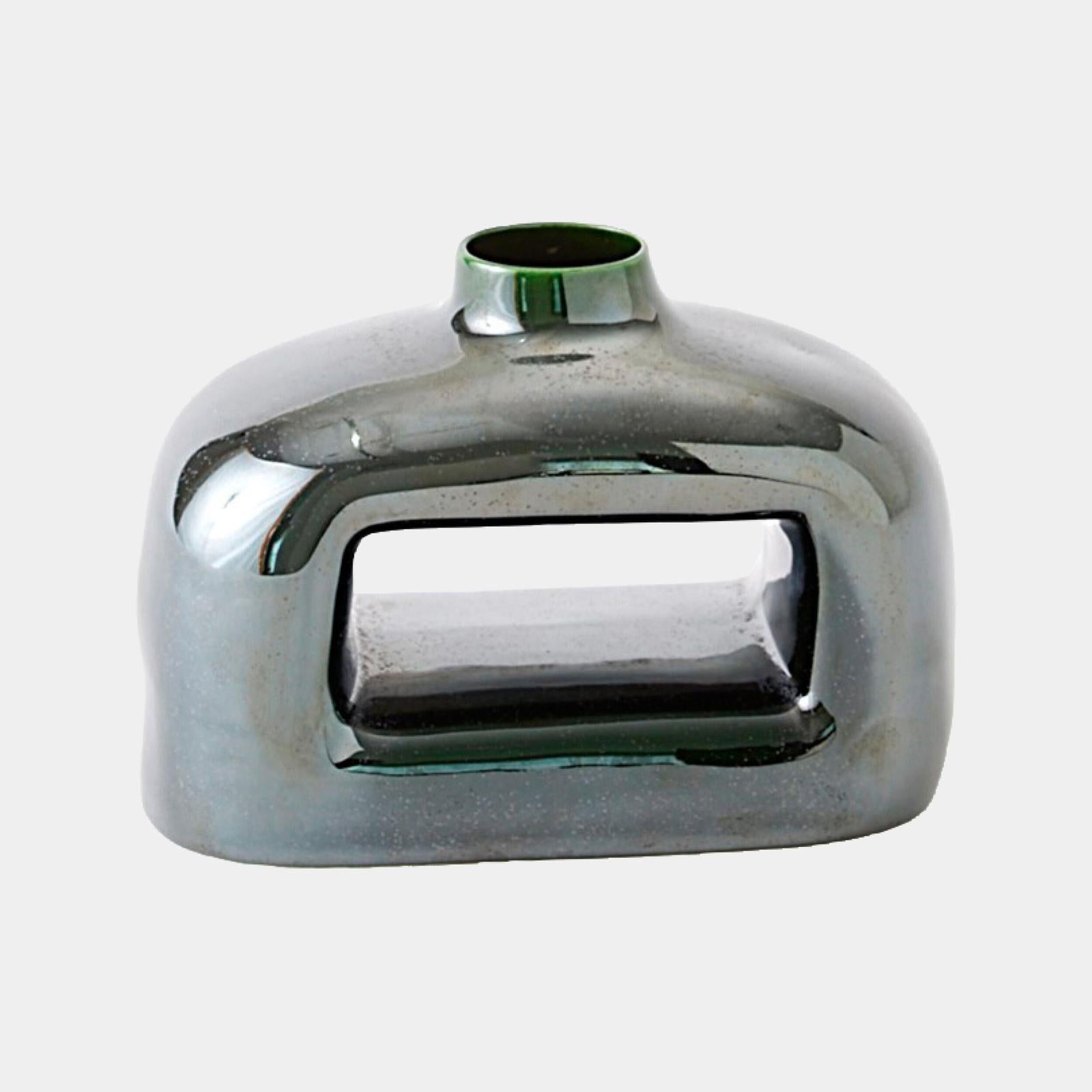 Global Views Porto Reactive Silver Vase