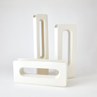 Global Views White Rectangle Vase
